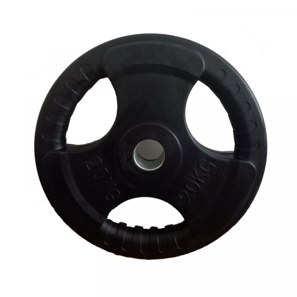 tri grip rubber weight plates
