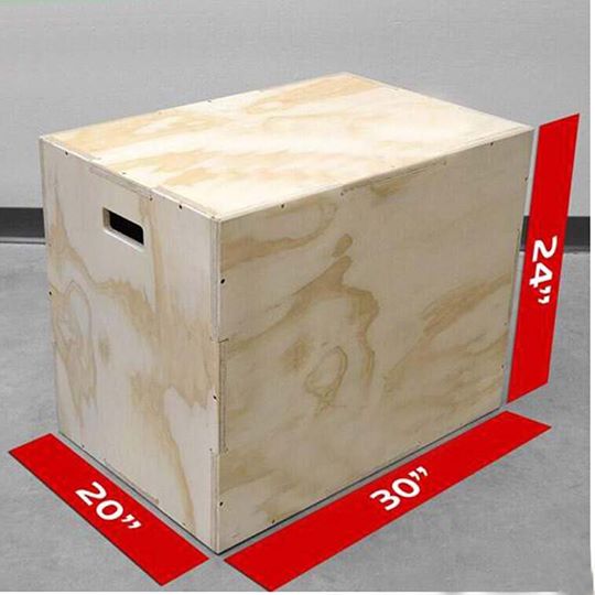 adjustable wooden plyo box